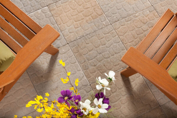 BeachStone Natural Chamois Patio Stones Detail