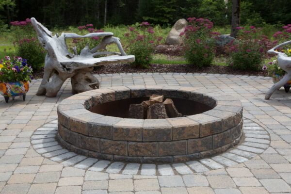 Nantucket Firepit, Chamois Blend, Fire Pit Kits (2)