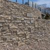 Large retaining wall using Shaw Brick's K-block product