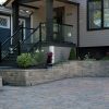 Front driveway of a home featuring AB Ashlar Blend bricks