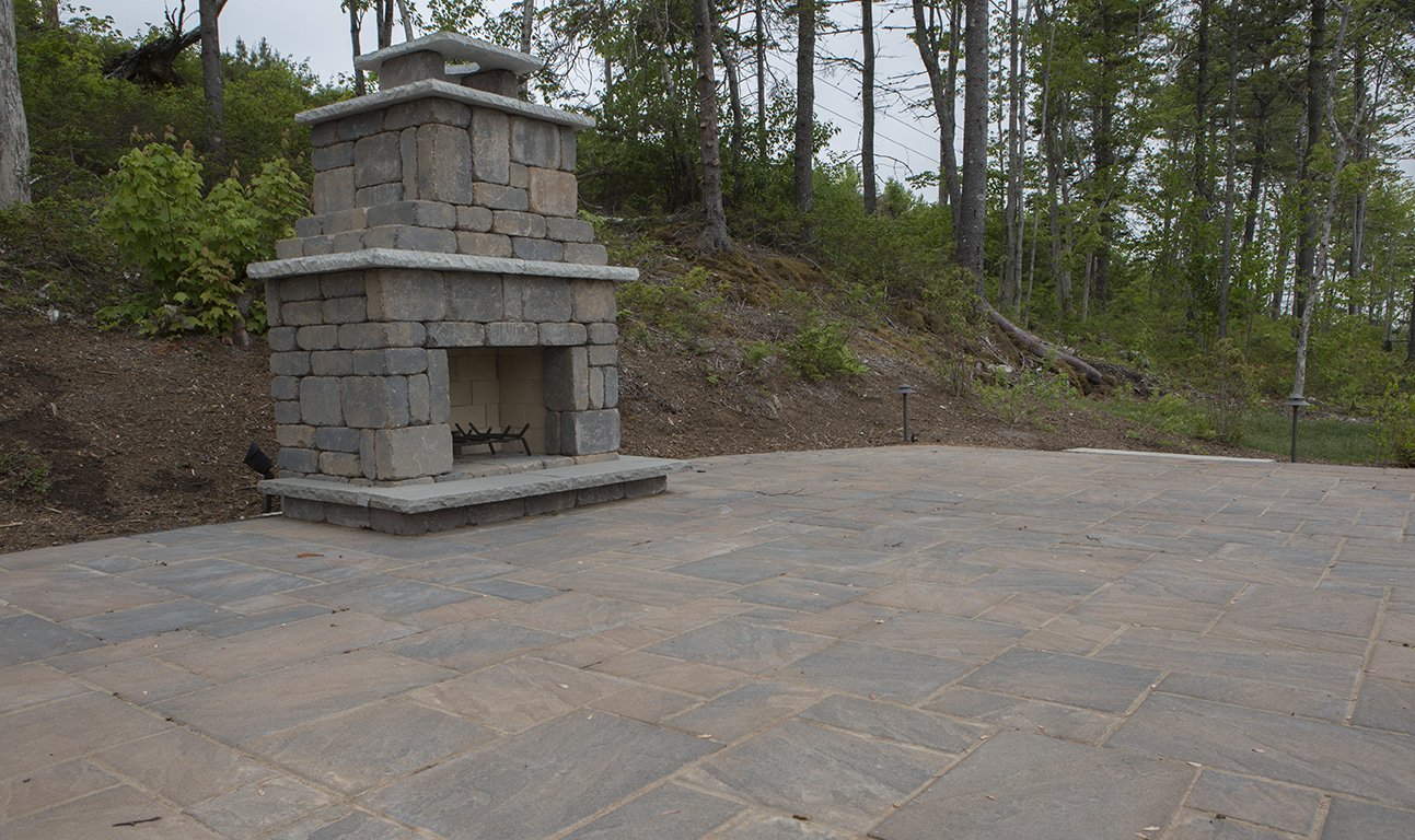 Shaw Brick Fireplace