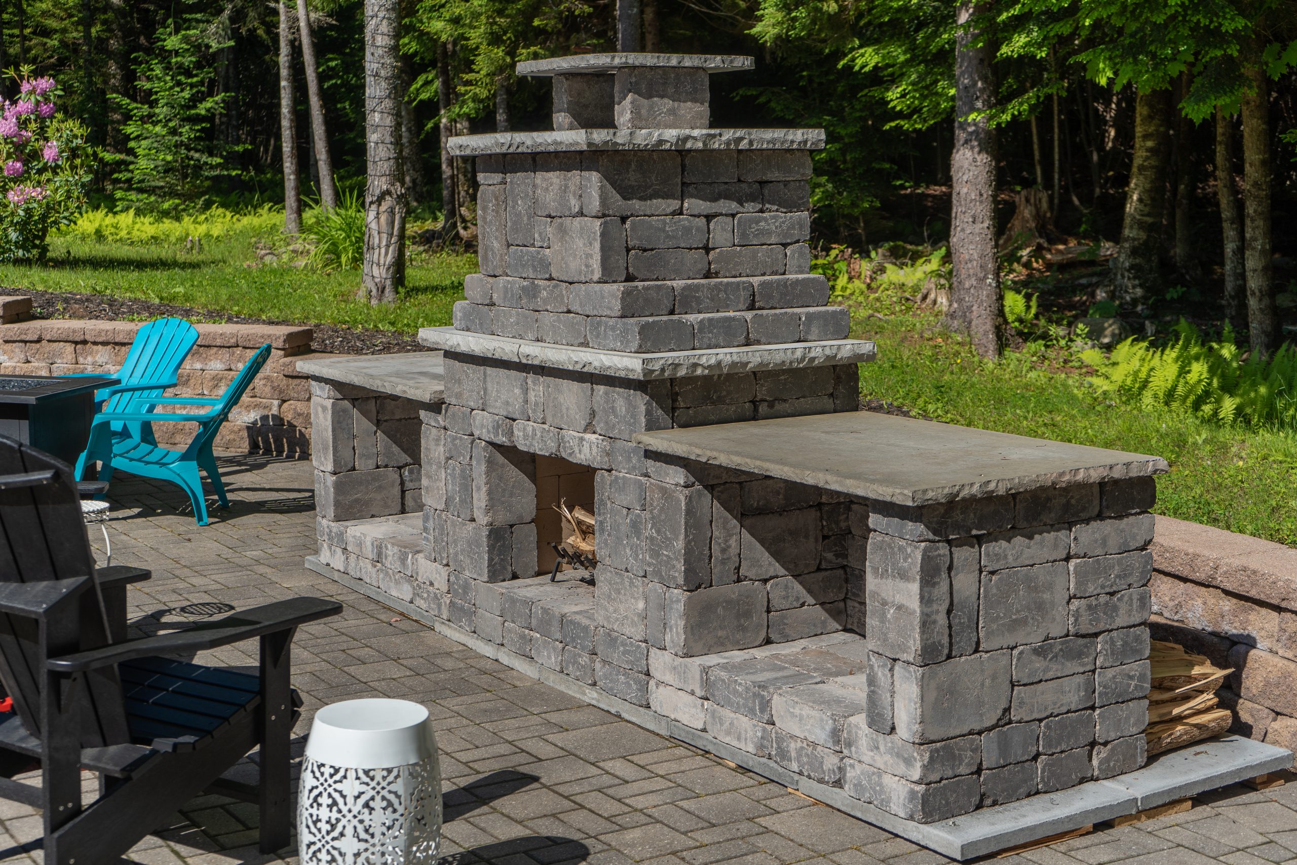 Brooklyn Firewood Box Shaw Brick